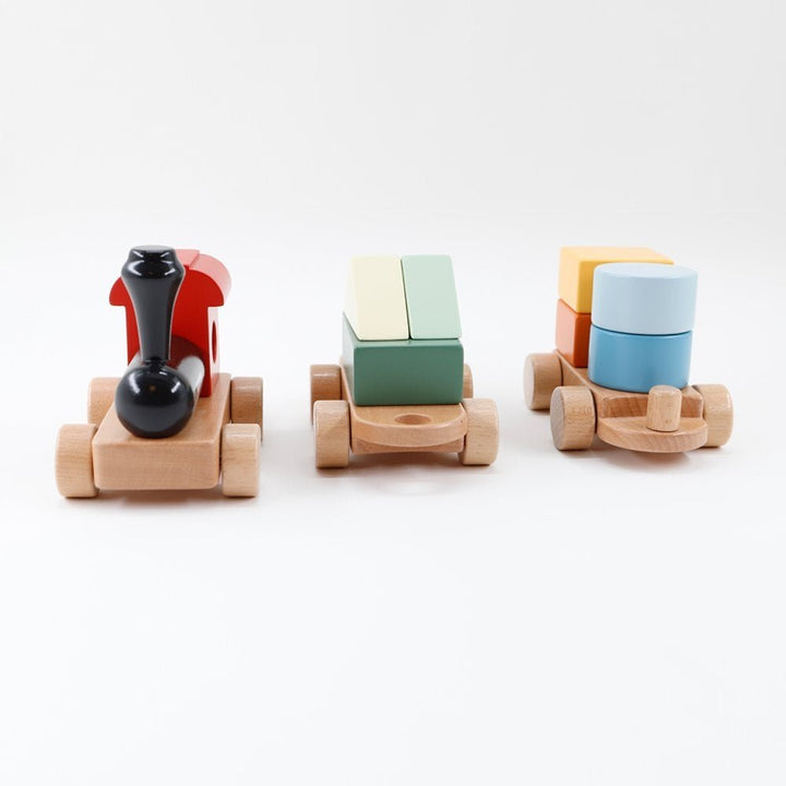 CE ve ISO belgeli, güvenli ahşap eğitim treni.