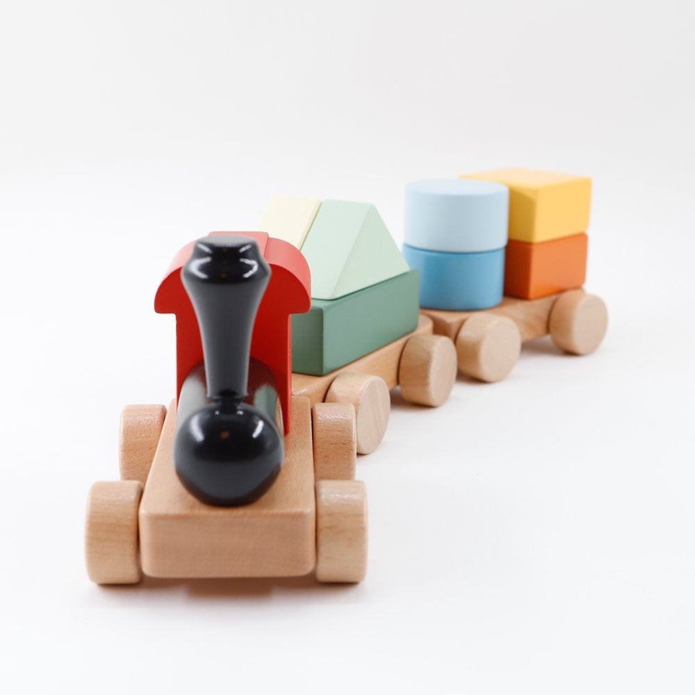 El yapımı ve dikkatlice işlenmiş eğitim treni.