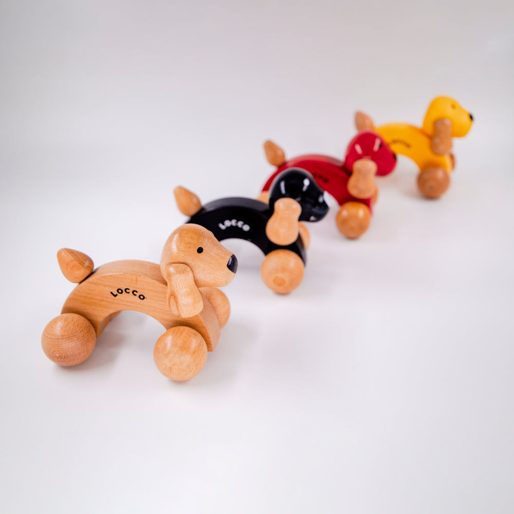 El Yapımı Ahşap Köpek Oyuncağı, Çocuklar İçin Güvenli