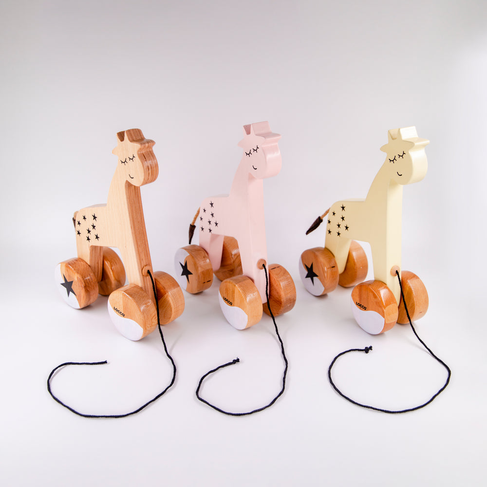 El Yapımı Ahşap Zürafa Oyuncağı, Zararsız ve Güvenli