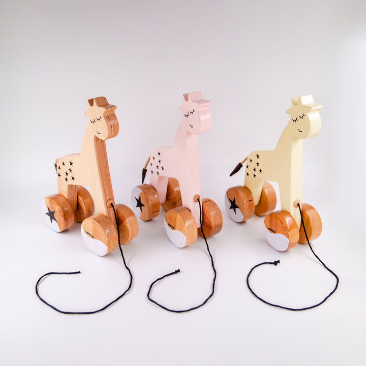 El Yapımı Ahşap Zürafa Oyuncağı, Zararsız ve Güvenli