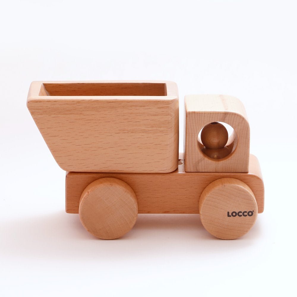 CE ve ISO belgeli, zararsız boyalarla üretilmiş ahşap Kamyon.